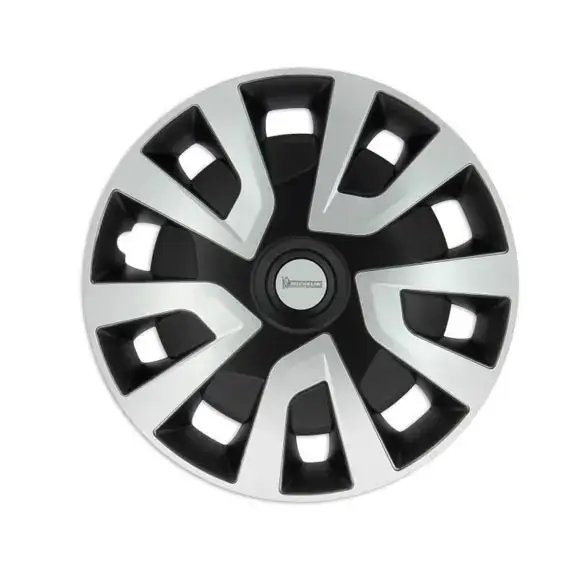 Nouvelle Collection 4 enjoliveurs MICHELIN NVS Utilitaire/Camping Car 15 pouces Noir/Argent