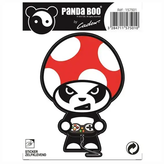 Vente Directe MINISTICKER PANDABOO GEEK – 157501 – CADOX