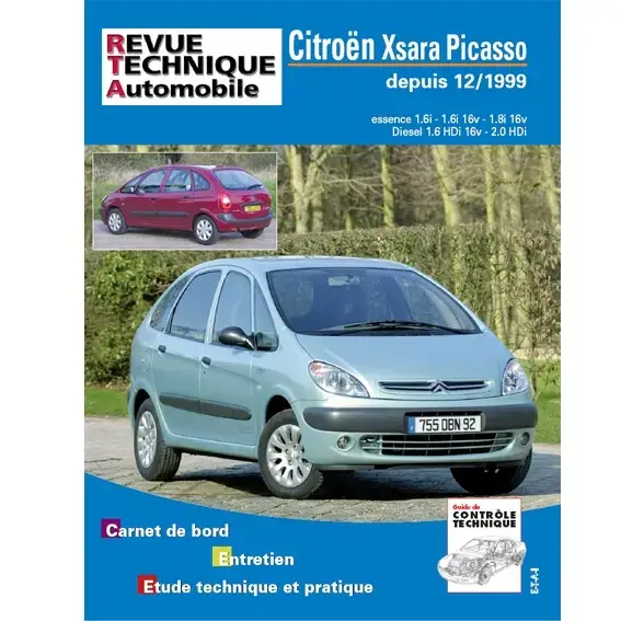 Revue technique de la Citroën XSARA PICASSO ESSENCE ET DIESEL ( de 12-1999 jusqu&rsquo;au 12-2010) Réduction