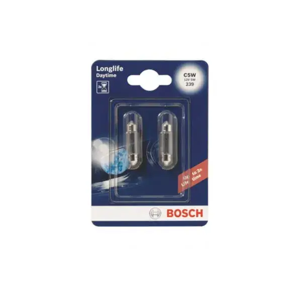 Promotion Saisonnière Ampoules C5W X2 LD 12V 5W BOSCH