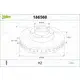 Disque de frein VALEO 186560 Acheter Direct