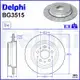 Expédié Aujourd’hui Disque de frein DELPHI BG3515