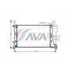 Offre Spéciale Radiateur, refroidissement du moteur AVA COOLING MSA2363