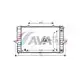 Radiateur, refroidissement du moteur AVA COOLING VO2092 Réduction