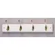 Bon Marché MOTTEZ – Porte manteaux zamak blanc 4 crochets – B074BBC