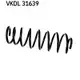 Ressort de suspension SKF VKDL 31639 Prix Cassé