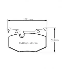 Plaquettes de Frein PAGID Forme 8279 Composé RSL29 Livraison Express