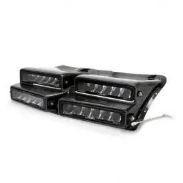 Kit 4 rampes LEDs carbone LAZER LAMPS pour VW Polo R5 Livraison Gratuite