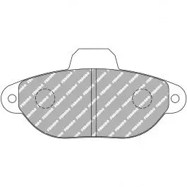 Plaquettes de frein FERODO FCP925 DS2500 115,1 mm x 55 mm x 17 mm Dernier Modèle