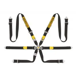 Harnais SABELT Silver LPM 6 points FIA 8853-2016 Noir Offre Limitée