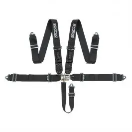 Harnais SPARCO Sport H-5 5 points SFI 16.1 Noir Super Prix