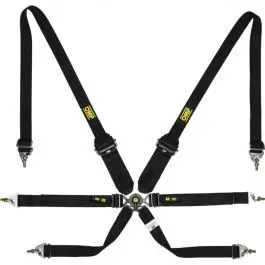 Jusqu’à Épuisement Des Stocks Harnais OMP One 3+2 Endurance 6 points FIA 8853-2016 Noir