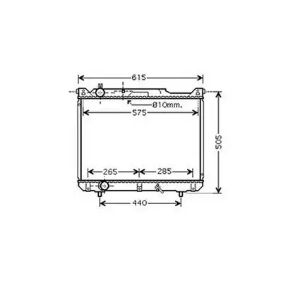 Affaire À Saisir Radiateur de refroidissement moteur pour SUZUKI Grand Vitara 1999-2005, OEM: 1770068DC0, Neuf