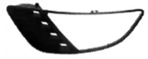Prix Promo Grille calandre droite pour FORD FIESTA V ph.1 2002-2005 noire trou antibrouillard, pare chocs avant