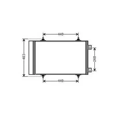 Condenseur de Climatisation pour PEUGEOT EXPERT II 2007-2016, OEM: 1440143080, Neuf Acheter Direct