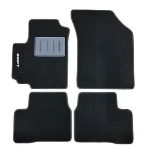 Expédié Aujourd’hui Kit 4 Tapis de sol Auto pour SUZUKI SWIFT II, 2010-2017, sigle SWIFT, sans CLIPS, Neuf