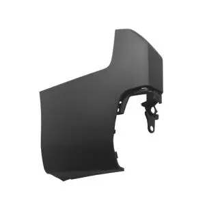 Offre Spéciale Crosse pare chocs arrière gauche pour PEUGEOT RIFTER depuis 2018, mod. châssis long, hayon, noire, Neuve