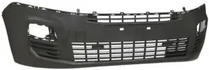 Authentique Pare chocs avant pour PEUGEOT PARTNER III ph.1 2018-2024, noir, Neuf