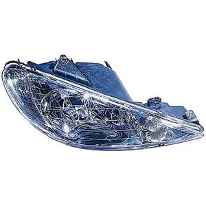 Affaire À Saisir Phare Optique avant droit pour PEUGEOT 206 CC, 2000-2007, H7+H7, Neuf