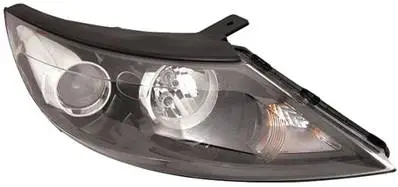 Phare Optique avant droit pour KIA SPORTAGE 2010-2015, H7+H7, fond noir, Neuf Satisfait Ou Remboursé