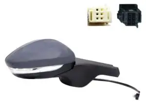 Commander Maintenant Rétroviseur droit électrique pour CITROËN C3 III phase 1, 2016-2020 dégivrant, rabattable électriquement, sonde, clignotant, Neuf à peindre