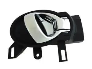 Offre Spéciale Poignée de porte avant ou arrière droite pour NISSAN JUKE I phase 1 de 2010 à 2014, Noire et chromée, Interne, Neuve