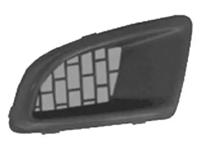 Livraison Gratuite Grille de calandre gauche pour LANCIA YPSILON I ph. 2 2006-2011, Noire Neuve