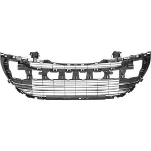 Solde Grille centrale pare chocs avant pour PEUGEOT 308 I phase 1, 2007-2011, moulure chromée, Mod. S.W, Neuve